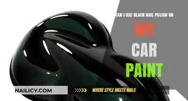 Using Black Nail Polish on Car Paint: Risks and Alternatives