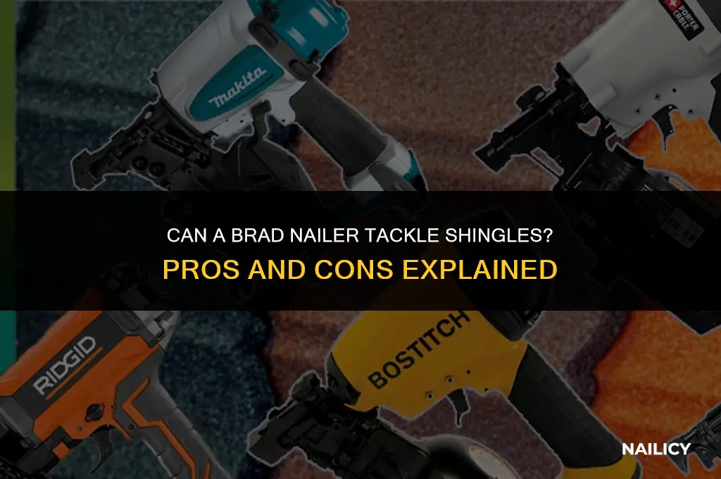 can i use brad nailer for shingles
