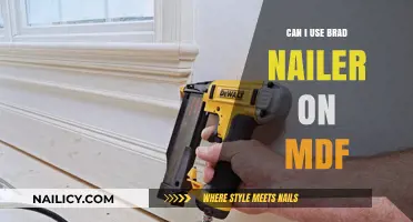 Exploring the Use of Brad Nailers on MDF: A Comprehensive Guide
