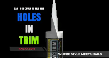 DIY Trim Repair: Using Caulk to Fill Nail Holes Effectively
