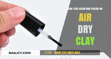 Using Clear Nail Polish on Air Dry Clay: Tips and Tricks