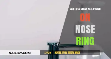 Using Clear Nail Polish on Nose Rings: Safe or Risky?