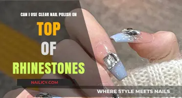 Elevate Your Mani: Clear Nail Polish Over Rhinestones?