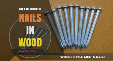 Nailing It: Can Concrete Nails Be Used in Wood?