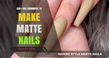 DIY Matte Nails: The Surprising Use of Cornmeal for Beauty