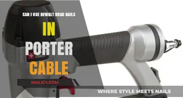 DeWalt vs. Porter-Cable: Interchangeability of Brad Nails Explained