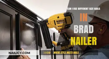 Nail Size Matters: Can You Use Different Sizes in a Brad Nailer?