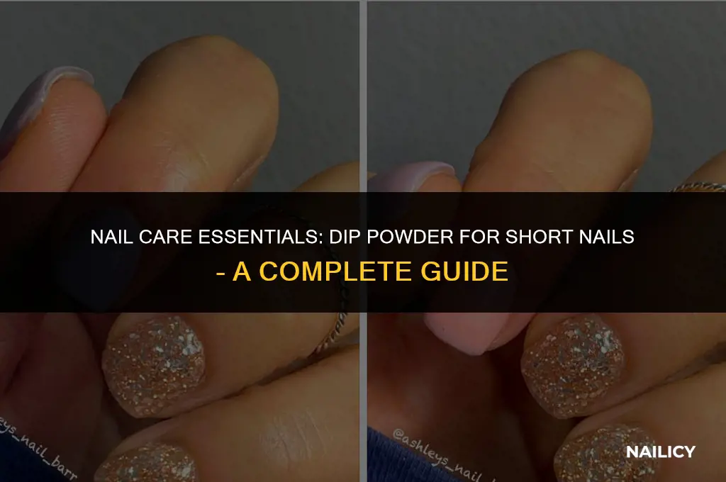 can i use dip powder of nails are short
