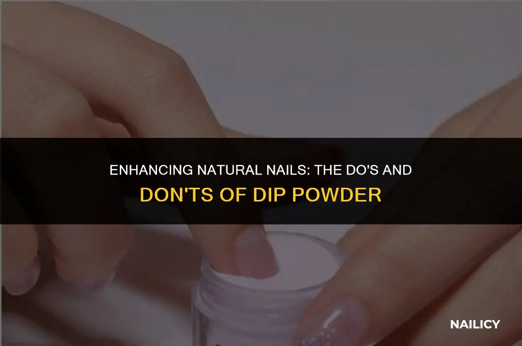 can i use dip powder on natural nails