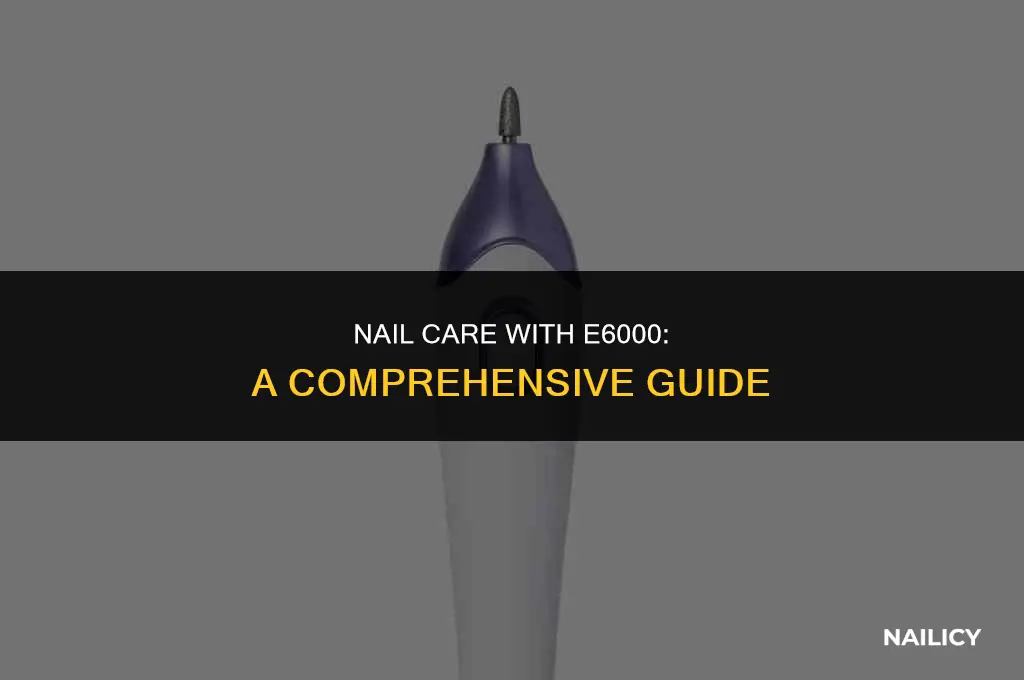 can i use e6000 on my nails