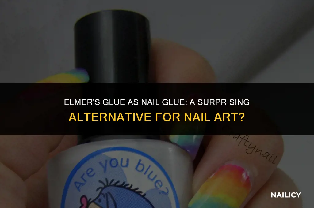 can i use elmers glue as nail glue
