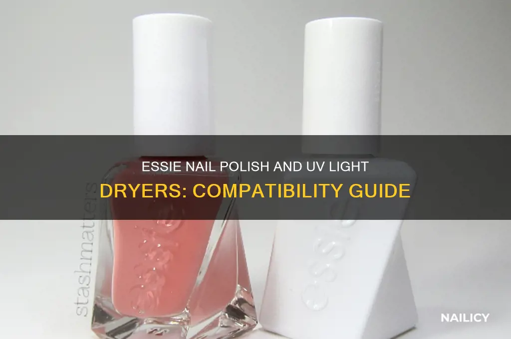 can i use essie nail polish under uv light dryer