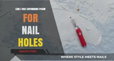 Patching Perfection: Expanding Foam for Nail Holes?