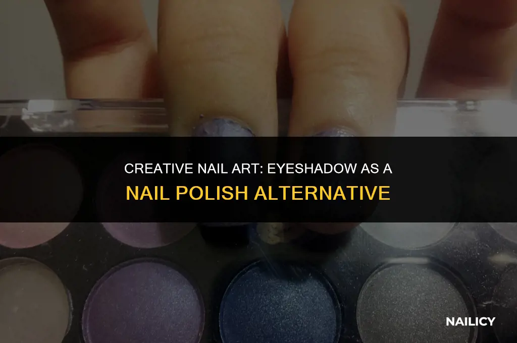 can i use eye shadow on nails