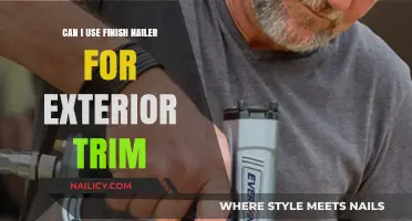 Nailing Exterior Trim: Can a Finish Nailer Do the Job?