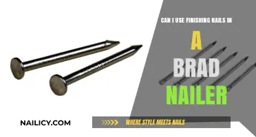 Can You Use Finishing Nails in a Brad Nailer?