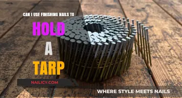 Securing Your Tarp: The Surprising Strength of Finishing Nails