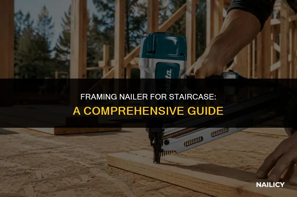 can i use framing nailer for staircase