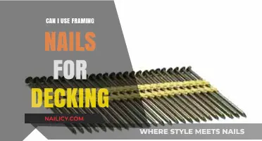 Framing Nails for Decking: A Practical Guide to Safe and Effective Use