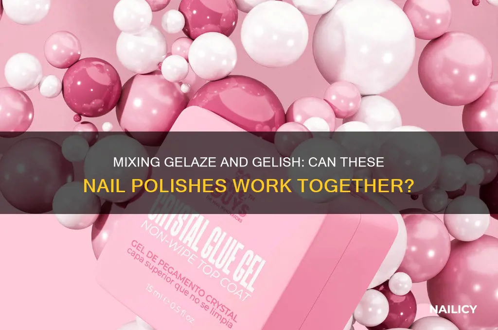 can i use gelaze with gelish nail polish together