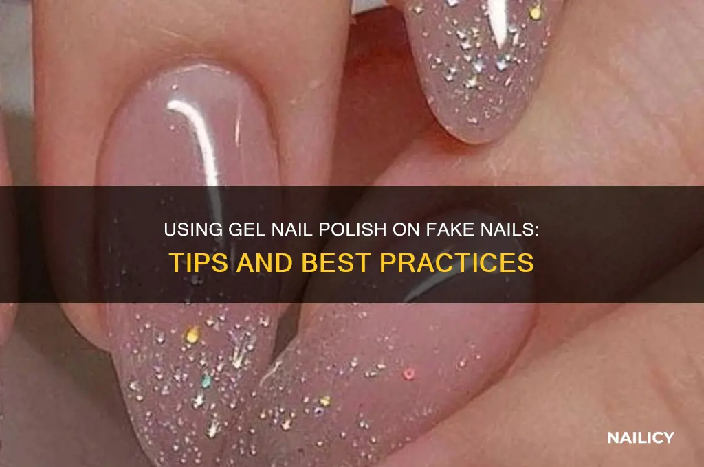 can i use gellen nail polish on fake nails
