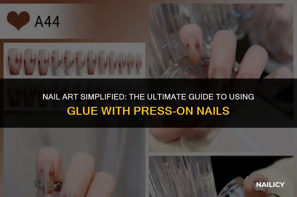 can i use glue with press on nails