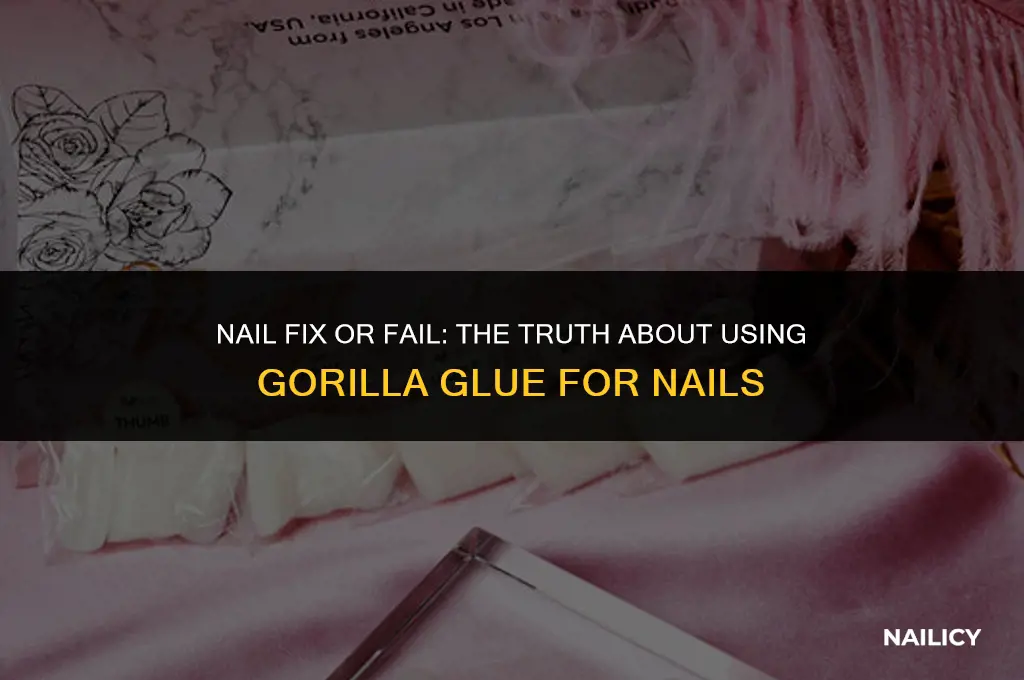 can i use gorilla glue for my nails