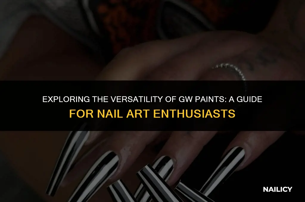 can i use gw paints for nails