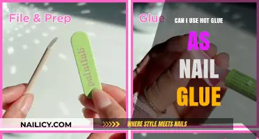 Nail Glue vs. Hot Glue: A Sticky Situation for Your Nails