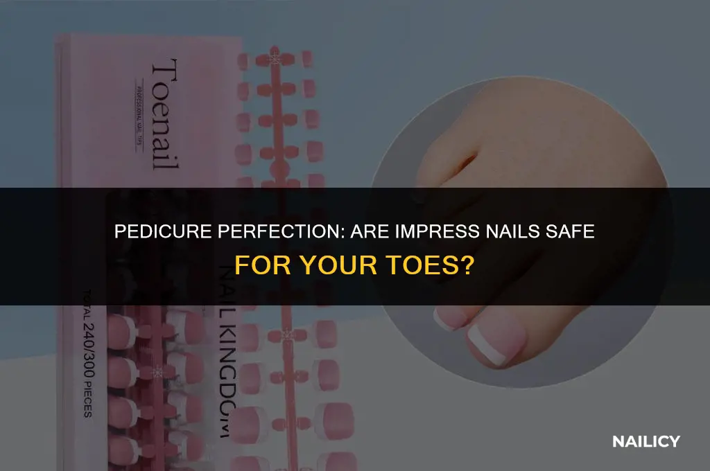 can i use impress nails on toes