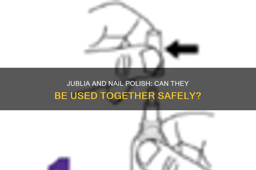 can i use jublia with nail polish