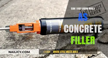 DIY Repair: Liquid Nails as a Concrete Filler Alternative