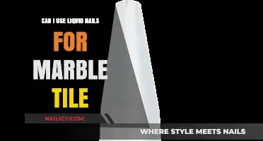 Liquid Nails for Marble Tile: A Comprehensive Guide