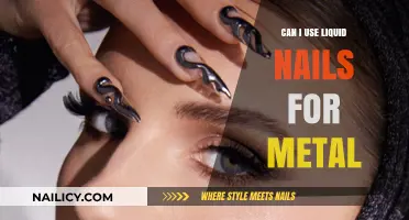 Exploring the Strength of Liquid Nails on Metal Surfaces