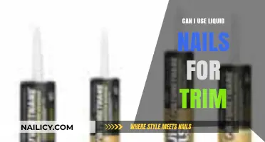 Nail Care Hacks: Using Liquid Nails for Trim - Pros and Cons