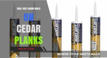 Nailing Cedar Planks: Liquid Nails vs. Traditional Methods