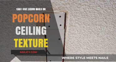 DIY Fix: Liquid Nails for Popcorn Ceiling Texture Repair