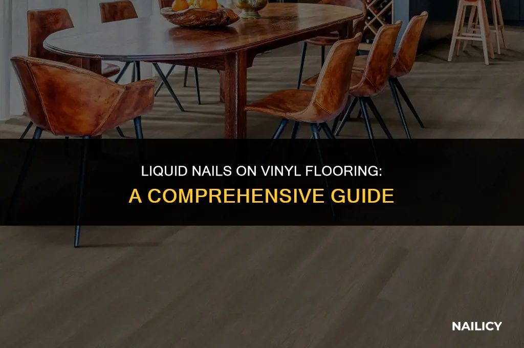 can i use liquid nails on vinyl flooring