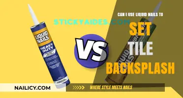 Reviving Your Backsplash: Liquid Nails for Tile Setting?