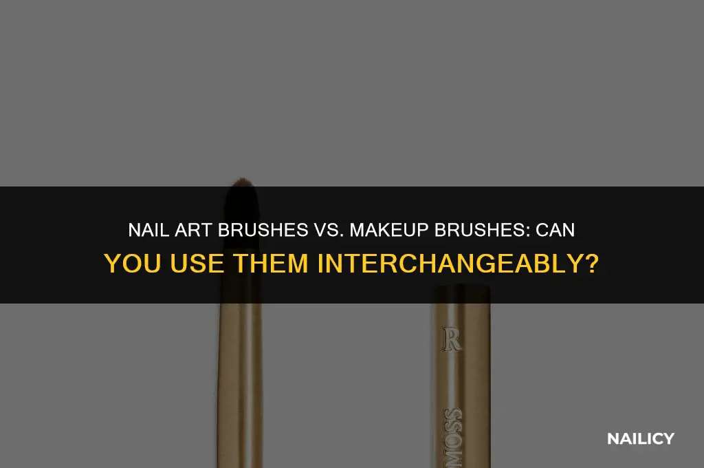 can i use makeup brush for nails