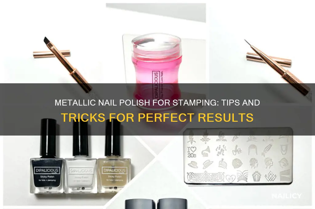can i use metallic nail polish to do nail stamping