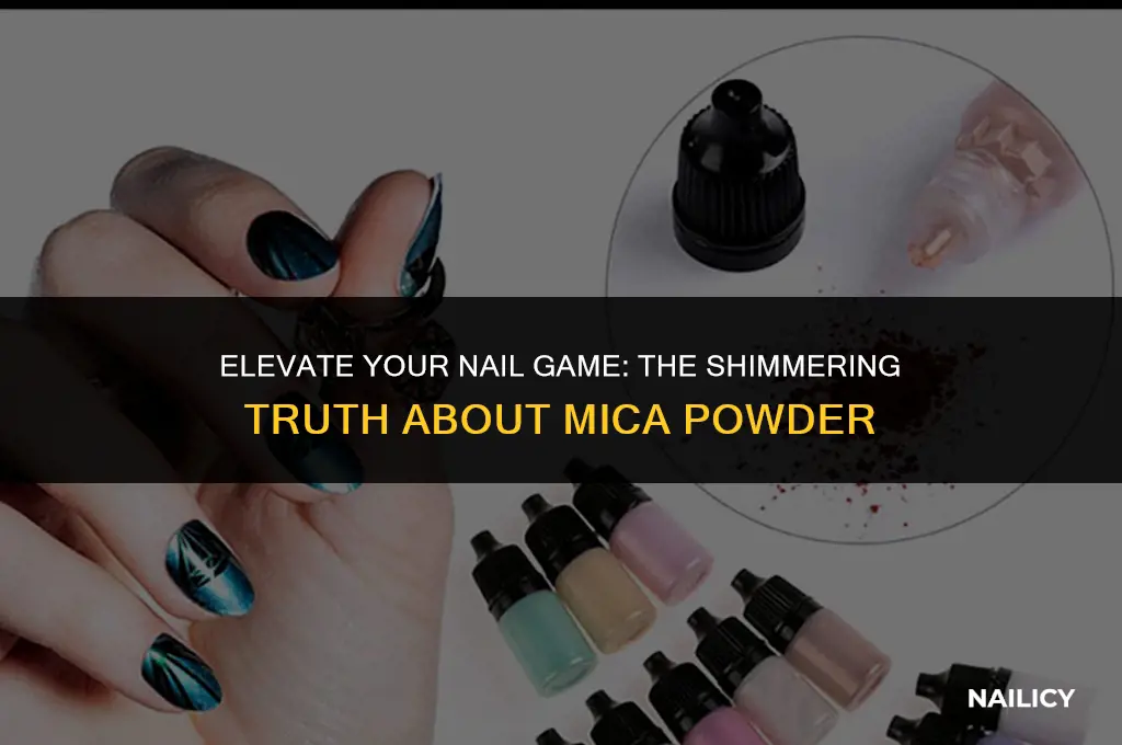 can i use mica powder on my nails