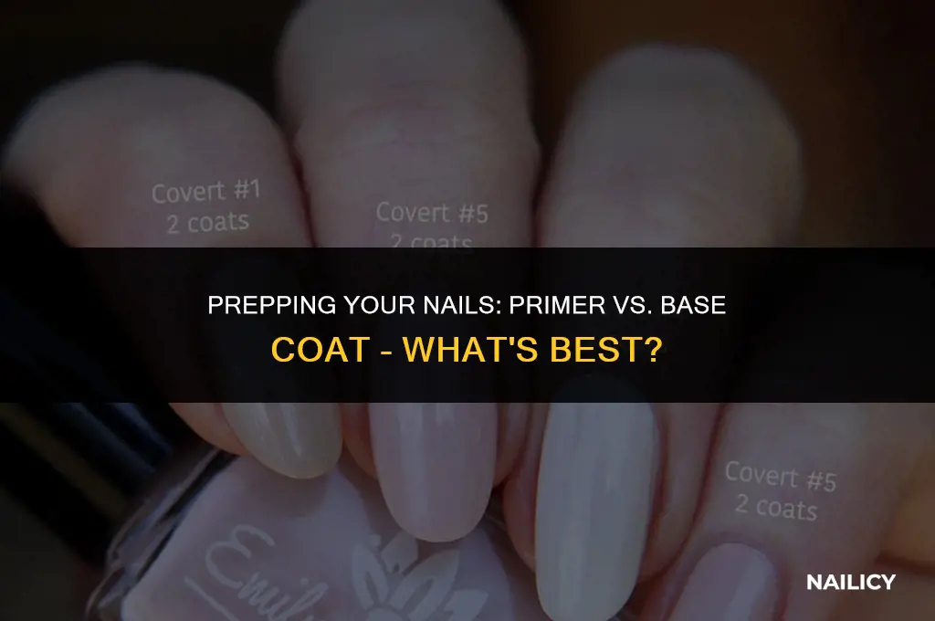 can i use nail base coat after primer