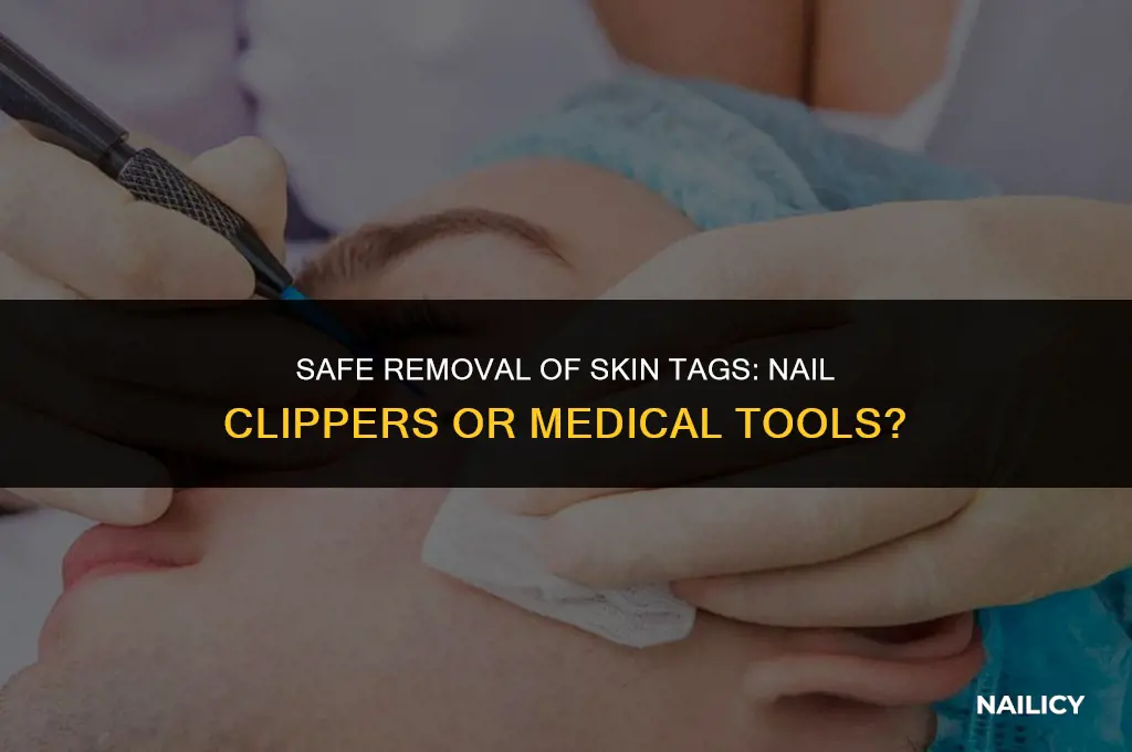 can i use nail clippers on skin tags