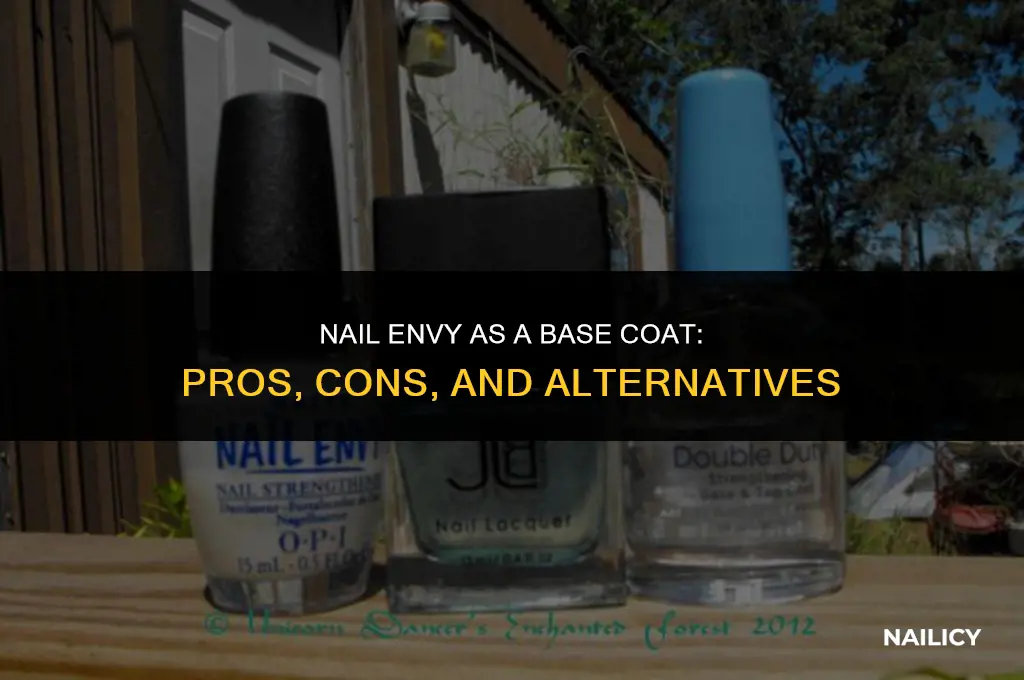 can i use nail envy as a base coat