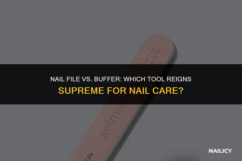 can i use nail file as buffer