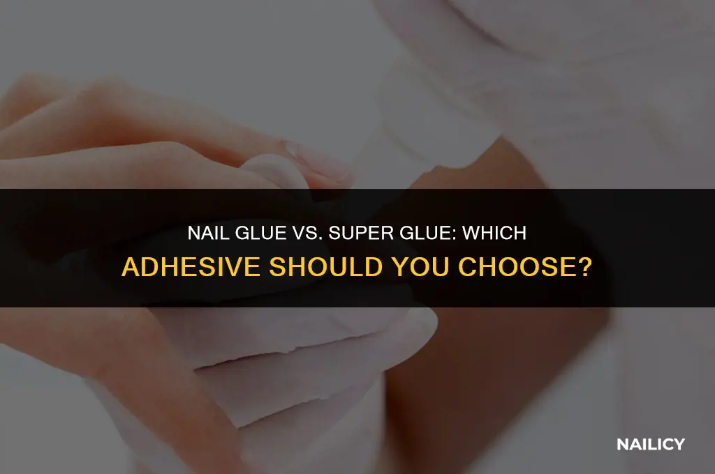can i use nail glue instead of super glue