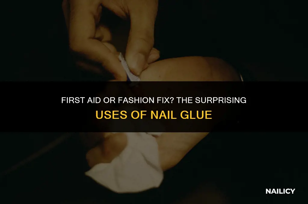 can i use nail glue on a cut