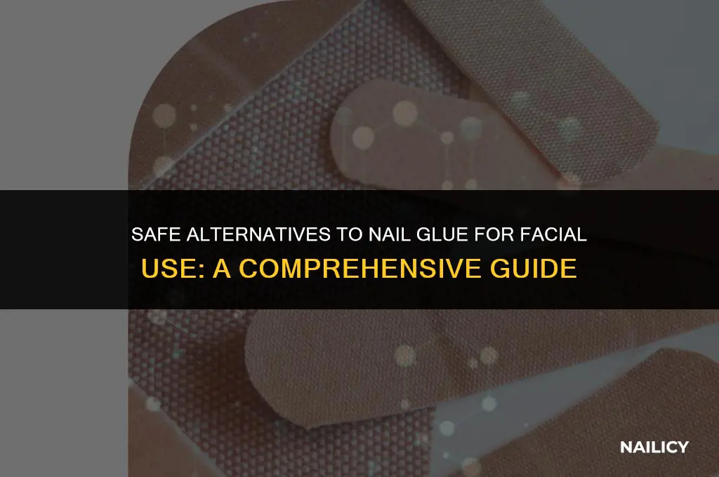 can i use nail glue on my face