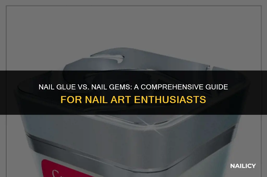 can i use nail glue to apply nail gems